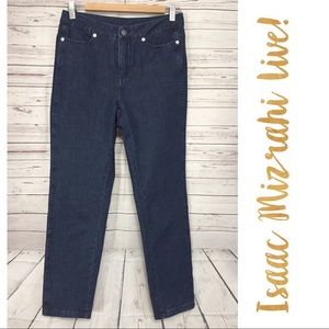 Isaac Mizrahi Live! Stretch Slim Casual Jeans 4